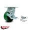 Service Caster 4 Inch Green Poly on Cast Iron Caster with Ball Bearing and Brake/Swivel Lock SCC-30CS420-PUB-GB-TLB-BSL - alternate 2